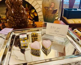 Crown Porcelain Boxes