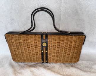 Vintage Kate Spade woven bag/clutch