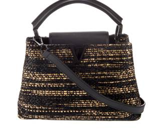 Louis Vuitton rattan capucines bag