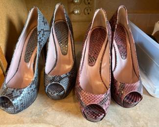 Gucci snakeskin pumps