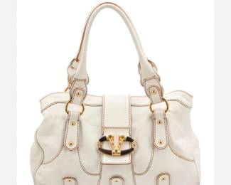 Valentino Vlogo shoulder bag - crystal embellished buckle