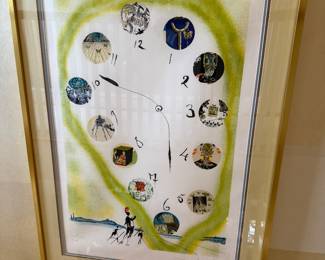 Lithograph "Time and Space", artist proof, by Salvador Dali