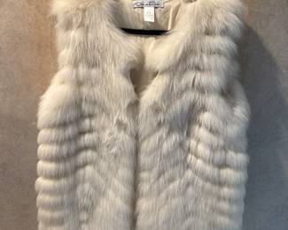 Oscar de la Renta fur vest
