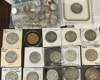 JUST A FEW OF THE COINS !! A lot of them won’t make it to the picture , come check them out in person!! 