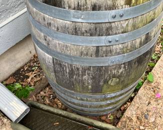 Weathered water barrel !