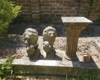 outside lions