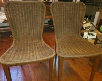 wicker chairs