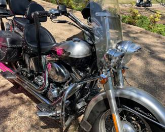 2003 Harley Davidson 100th Anniversary Edition; Extra Chrome; Leather Travel Bags; Soft Tail; 25,000 miles; Very Good Condition; (fuel injection)