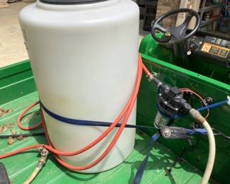 2010 John Deere Gator, 6 wheel, 4 wheel drive, tilt-bed, Electronic Sprayer included