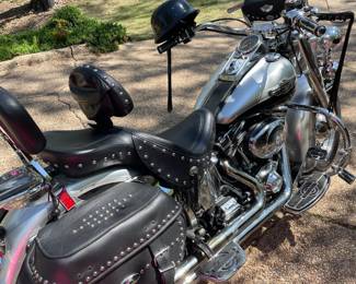 2003 Harley Davidson 100th Anniversary Edition; Extra Chrome; Leather Travel Bags; Soft Tail; 25,000 miles; Very Good Condition; (fuel injection)