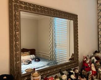 Large gilt mirror