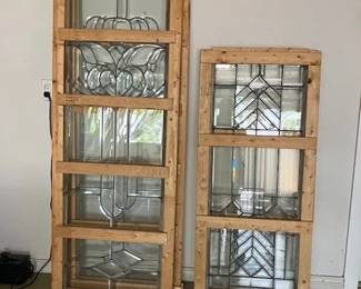 Lead glass panels...wonderful