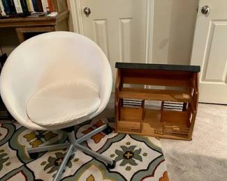 MCM chair, Breyer horse stable