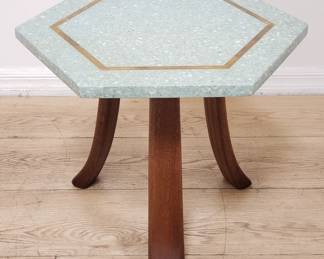 Harvey Probber cement end table