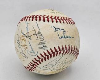 Authenticated 1988 Oakland A's team-signed baseball