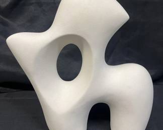 Abstract ceramic sculpture
