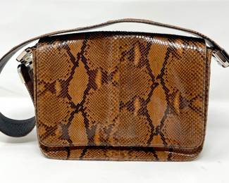 PRADA Snake Skin Shoulder Bag