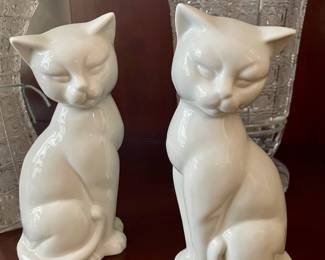 Vintage Cat Figurines from Japan
