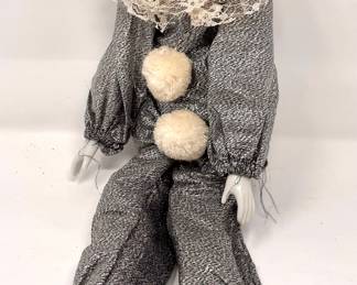 Vintage Harlequin Doll