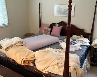 Beautiful King Size Bedroom Set. Mattress SOLD Includes Side Stand and Dresser (next 2 pictures)
