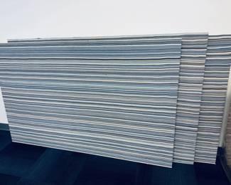 74 Setof3LargeMCMDesignFeltAcousticPanels44x71CustomMade