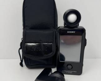 229 SekonicL478DLitemasterProLightMeterVF5ViewfinderSoftCase