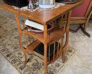 Oak occasional table