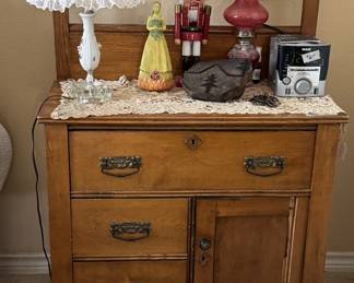 Oak washstand