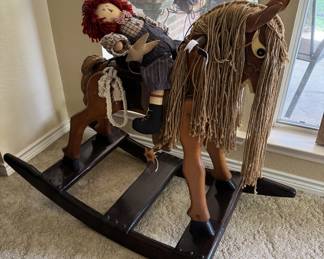 Amish rocking horse