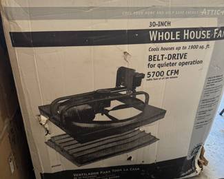 While house attic fan