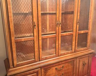 French Provincial china cabinet