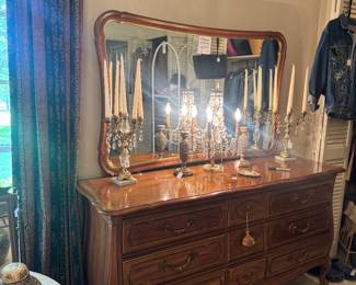 Dresser and candelabra