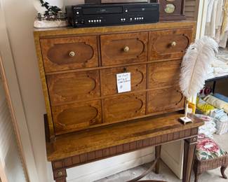 Drop front desk