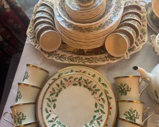 Lennox Christmas china