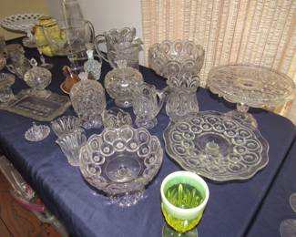 Several pieces of clear moon and star pattern pieces