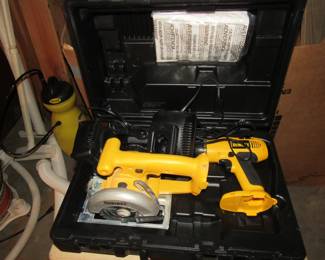 Dewalt drill and circular saw- no batteries
