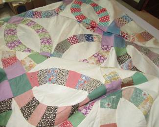 Old quilt top- lots of feed sack material on this top