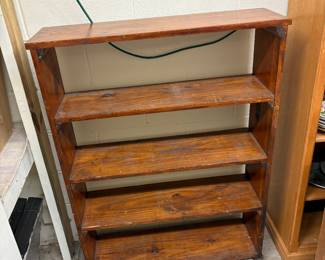 Wood bookcase