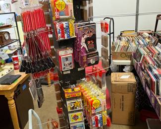 Vintage ball card hanger packs