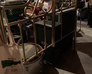 Brass headboard