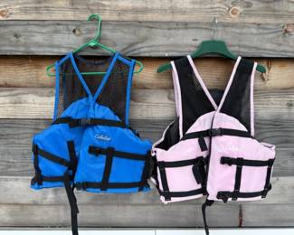 7 PairofCabelasLifeVests