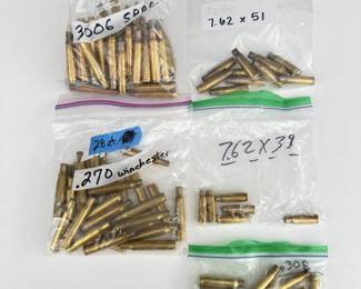 165 MixofMiscEmptyRifleBrass