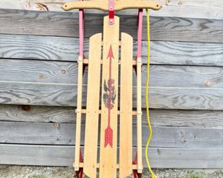 96 FlexibleFlyerWoodenSled