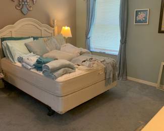 Gorgeous off white, coastal style bedroom set