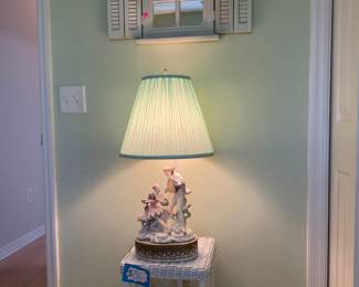 Pair of vintage French lamps