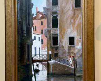 Venice Artwork 112/350 - Framed and Matted - Jim Gray