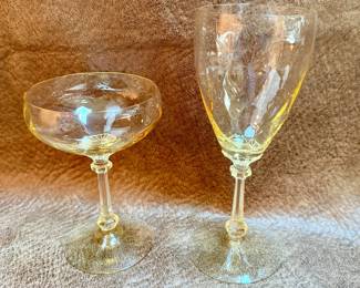Heisey Old Dominion wineglasses