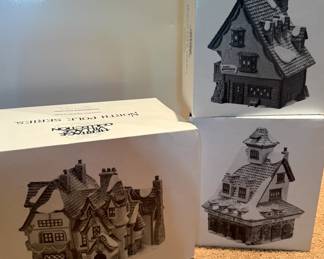 Dept. 56 Heritage Village Collection handpainted porcelain houses from the North Pole Series