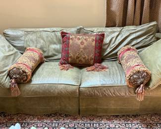 Leather Sofa- Expressions Custom Furniture Stores