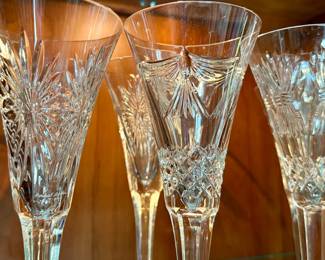 Waterford Crystal Stemware, several signed